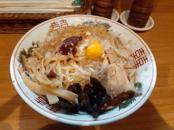 「旨辛あふら麺」@らーめん ぽっぽっ屋 水道橋店の写真