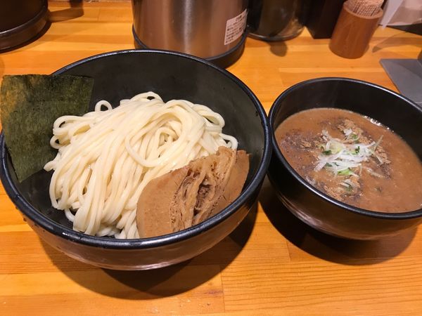 「濃厚つけ麺　肉ご飯」@つけ麺 燕武の写真
