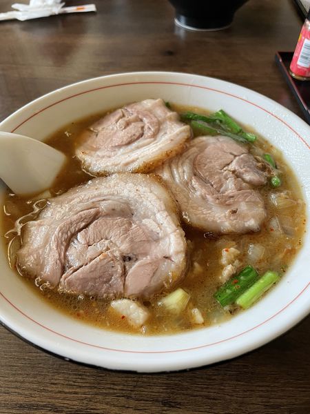 「みそらんしゅうめんチャーシュー入り¥990」@御食事処 やちよの写真