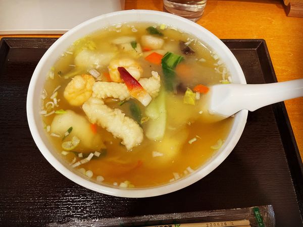 「海鮮あんかけラーメン」@中華食堂 レンゲの写真