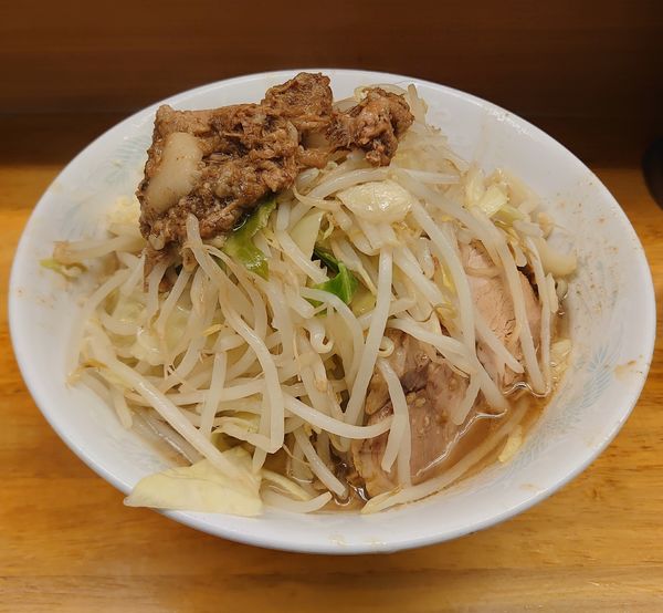 「小ラーメン(半麺、750円)」@ラーメン二郎 立川店の写真