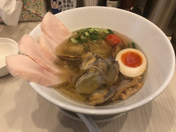 「魚貝塩そば」@人生夢路 徳麺の写真