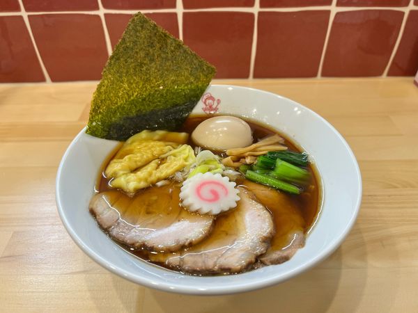 「特製中華そば」@熟成中華そば 茜の写真