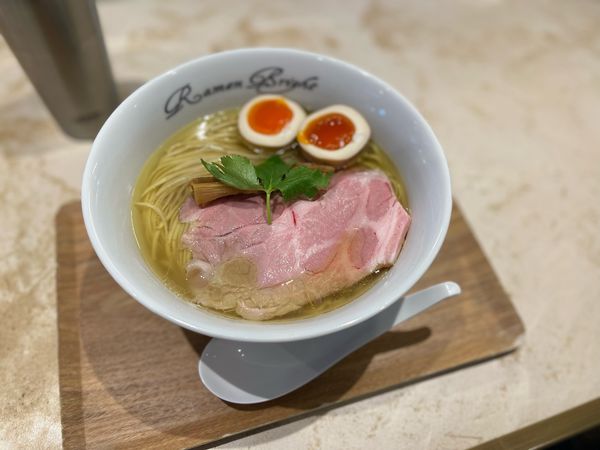 「しお燻玉のせ(大盛り)」@拉麺 ぶらいの写真