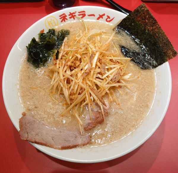 「ネギ味噌ラーメン1050円(大盛無料)＋ライス無料」@柏ネギラーメン 柏本店の写真