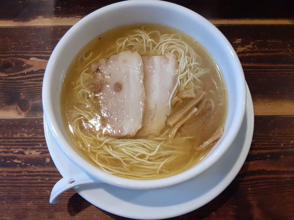 「塩ラーメン大盛り」@徳川町 如水 本店の写真