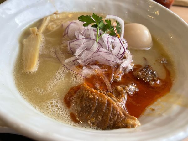 「トロ軟骨味だうっ鶏そば」@麺や厨の写真