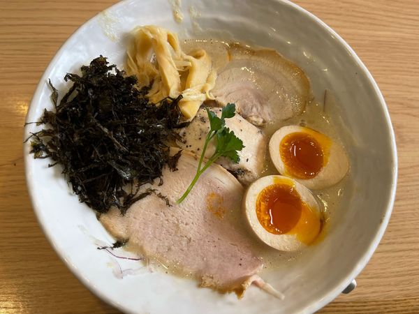 「スペシャルねっ鶏そば」@麺や厨の写真