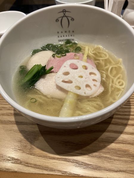 「鶏清湯塩」@案山子の写真