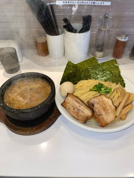 「辛刺激つけ麺全部入り大盛3辛¥1,150円」@ぶっと麺 しゃにむにの写真