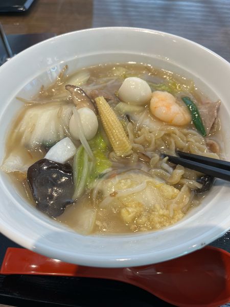 「熱々あんかけタンメン」@湯菜坊の写真