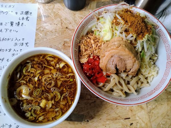 「ミニつけ麺（らどんに変更）￥930＋インドに変更￥100」@自家製麺 まさき（非乳化） 2号店の写真