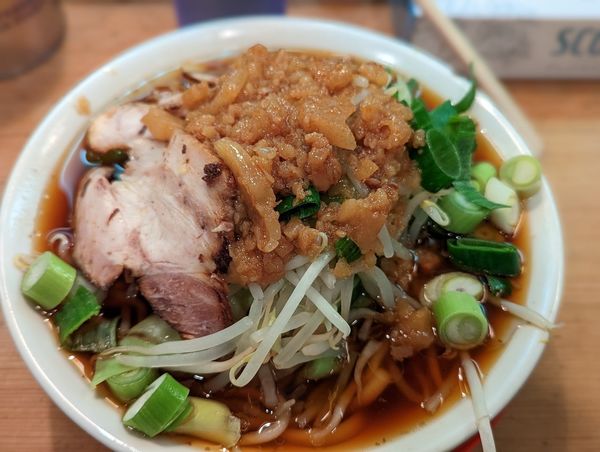 「ラーメン並アブラ」@らーめんやまちゃんの写真