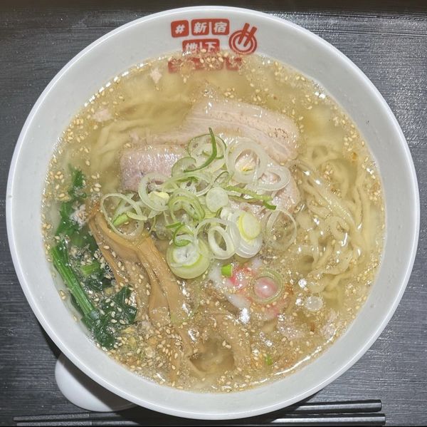 「麺や大山（佐野ラーメン 塩）」@#新宿地下ラーメンの写真