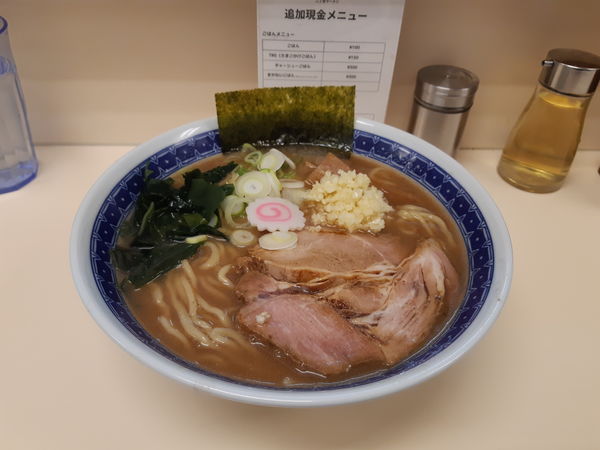 「とんこつラーメン（ニンニクマシマシ）」@自家製麺 二丁目ラーメンの写真