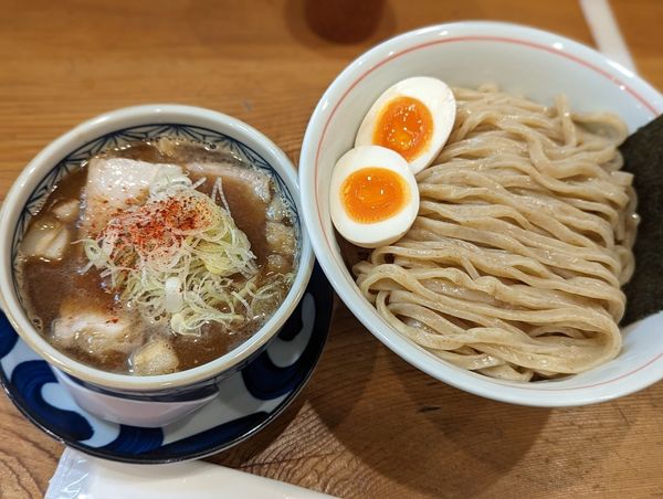 「突発限定獣抜きのまたおま系つけ麺」@別邸三く 中華蕎麦 萃の写真