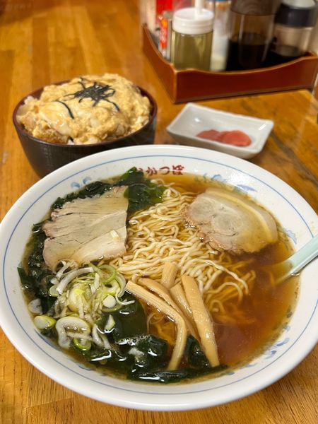 「ワカメ入中華」@中華そば なかつぼの写真