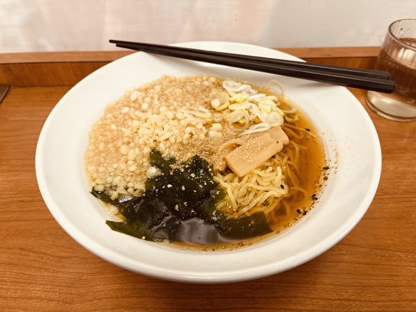 「中華そば（￥440）＋たぬき（￥90）」@大江戸そば 上野9・10番ホーム店の写真