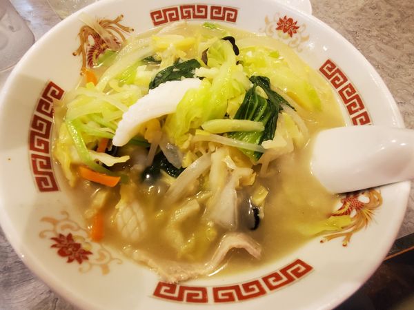 「タンメン７００円」@盛香園 上大岡店の写真