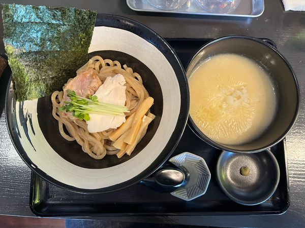 「鶏ポタつけ麺 200g［塩］」@鶏ポタラーメン 鶏鬼の写真