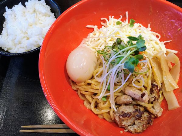 「【限定】チーズカリーまぜそば￥900＋ごはん￥100」@麺処 福吉 本店の写真