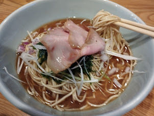 「サンマトンコツ煮干しラーメン(1,080)」@魚焚の写真
