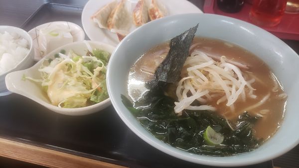 「ラーメン Aセット」@ニューラーメンショップ 南大野店の写真