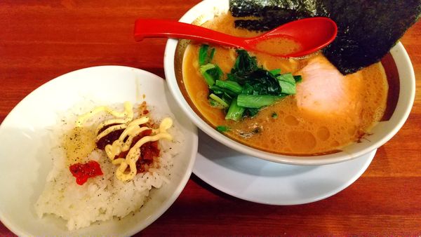 「ラーメン・並+ライス無料(¥800)」@麺家 龍～Ryo～の写真