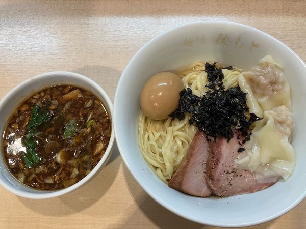 「特製鰹醤油つけ麺　大盛り」@麺処 秋もとの写真
