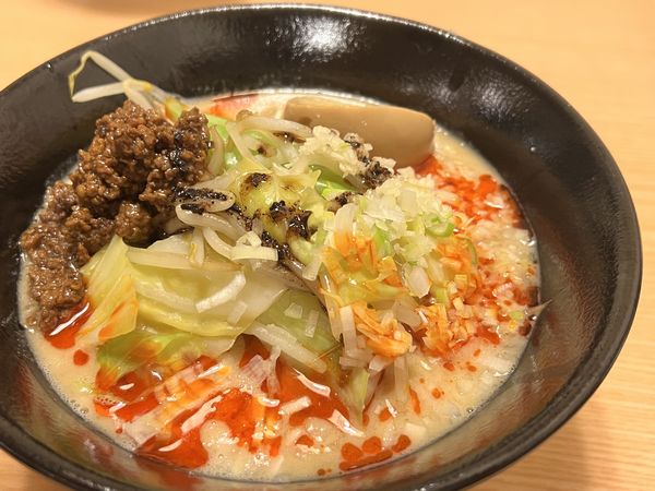 「白胡麻担次郎（1200円）」@鬼の担々麺 鶴ヶ島店の写真