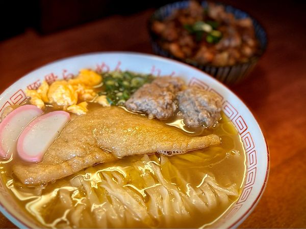 「カモトキツネ 1,200円」@豚骨らーめん れんの写真