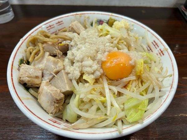 「豚まぜ970円」@つけめん・らーめん活龍 水戸米沢店の写真