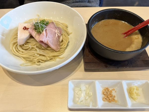 「鶏搾りつけそば」@麺道 麒麟児の写真