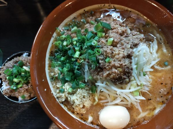 「【限定】ジンジャーミンチ大1350円+ミニ生姜丼150円」@豚星。の写真