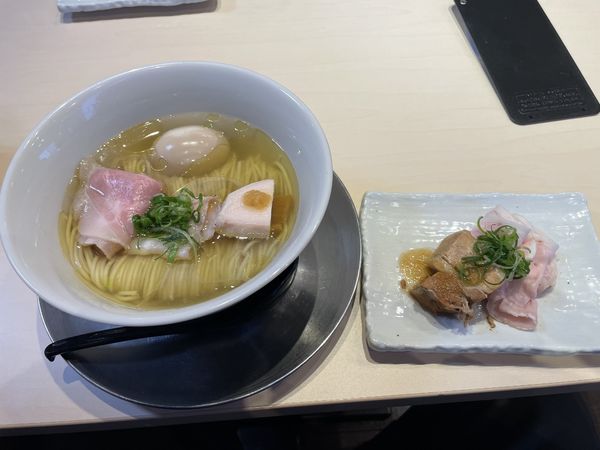 「特製塩そば」@麺道 麒麟児の写真