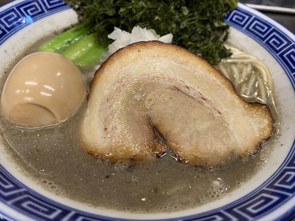 「味玉濃厚中華そば＋岩のり（1150円）」@錦糸町中華そば さん式の写真