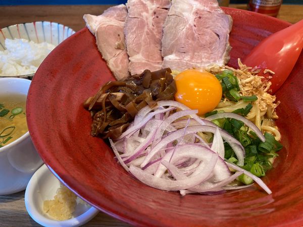 「まぜそば」@麺や 柚葉の写真