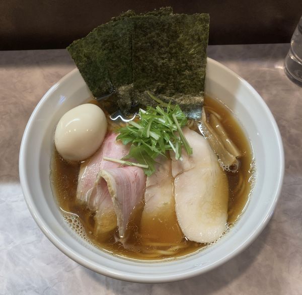 「全乗醤油らーめん」@麺響万蕾の写真