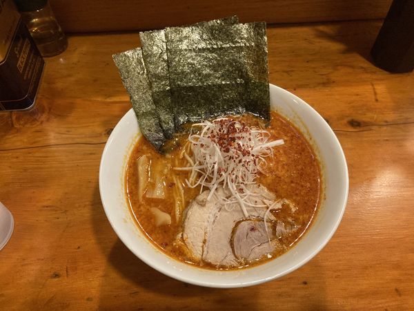 「辛味噌ラーメン」@拉麺 あさがおの写真