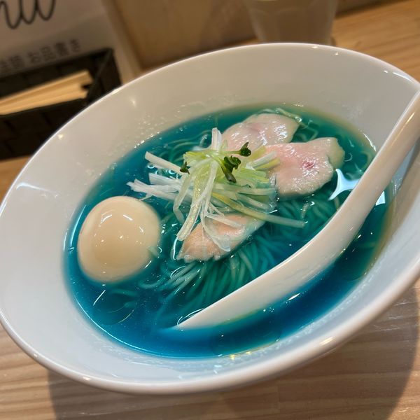 「鶏清湯　青」@濃厚鶏出汁拉麺 吉法師 KIPPOSHIの写真