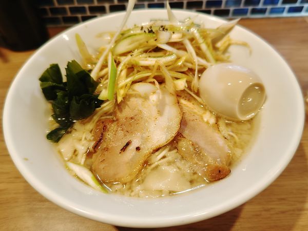 「限定やみつきネギらーめん味玉１０００円」@らーめん ニューカッパの写真