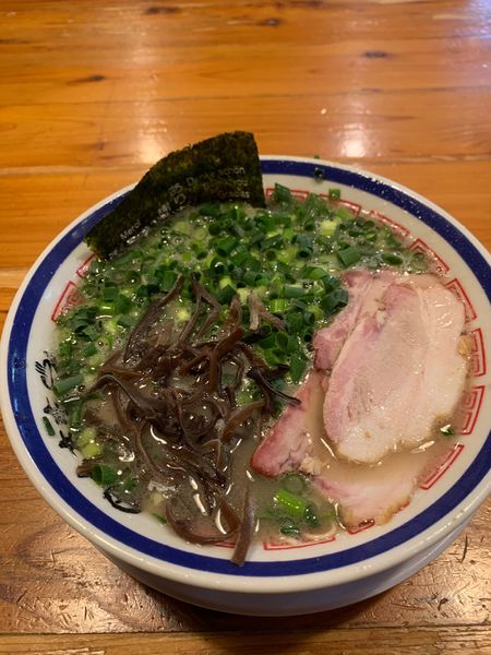 「ネギラーメン950円」@博多長浜らーめん 田中商店の写真