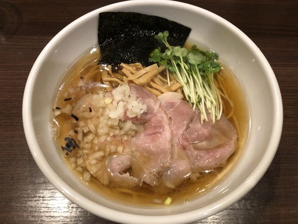「淡麗煮干醤油そば、和え玉」@自家製麺 まかないへきるの写真
