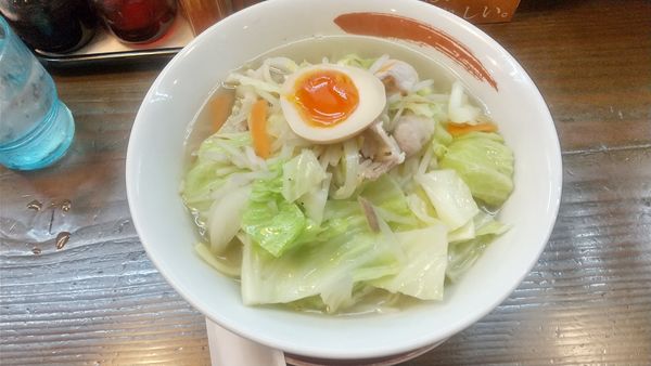 「塩野菜のタンメン940円」@拉麺本家夢屋 扇町店の写真