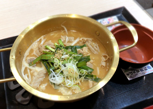 「もつ鍋ら〜めん(830円)」@ゆで太郎 環七西瑞江店の写真