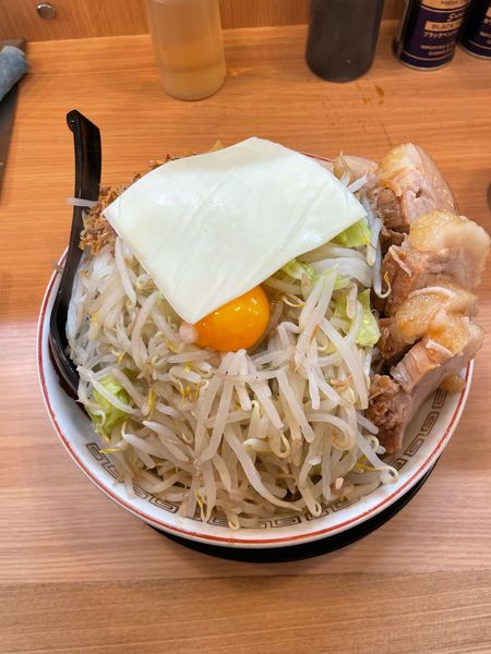 「ミニ豚汁なし」@豚山 栄店の写真