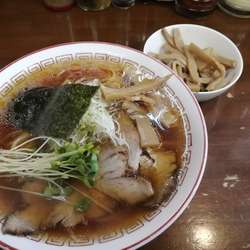 新あっさりラーメン　並　550円　メンマ　200円