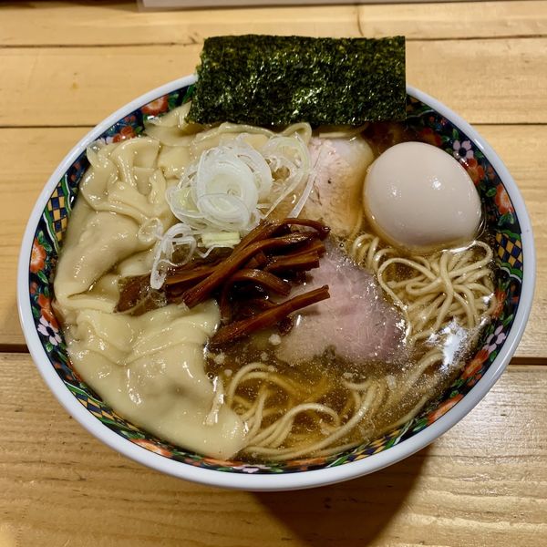 奈つやの中華そば＋雲呑＋味玉