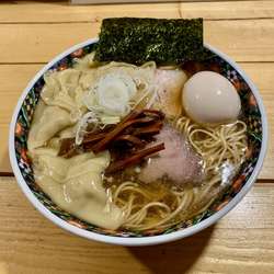 奈つやの中華そば＋雲呑＋味玉