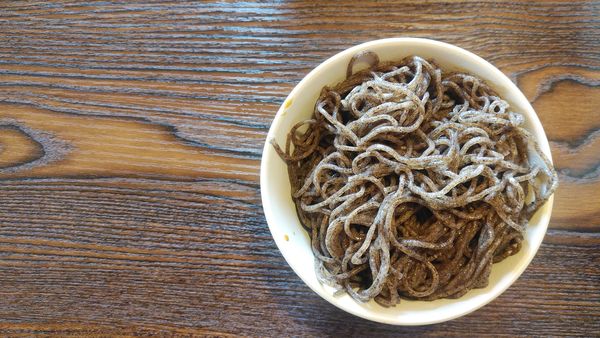 「替玉120円限定そば殻麺」@麺 匠仁坊の写真